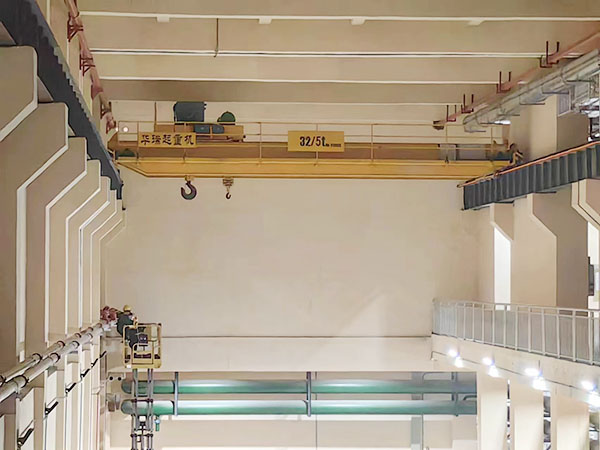 Guangdong Guanju New Material Technology Co., LTD. --LH25T double beam crane and LH32/5T double beam crane acceptance