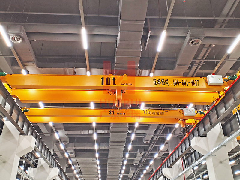 Dongguan Colubrium Strontium CNC Technology Co., Ltd. has passed the acceptance inspection of LH10T and LH3T double beam cranes