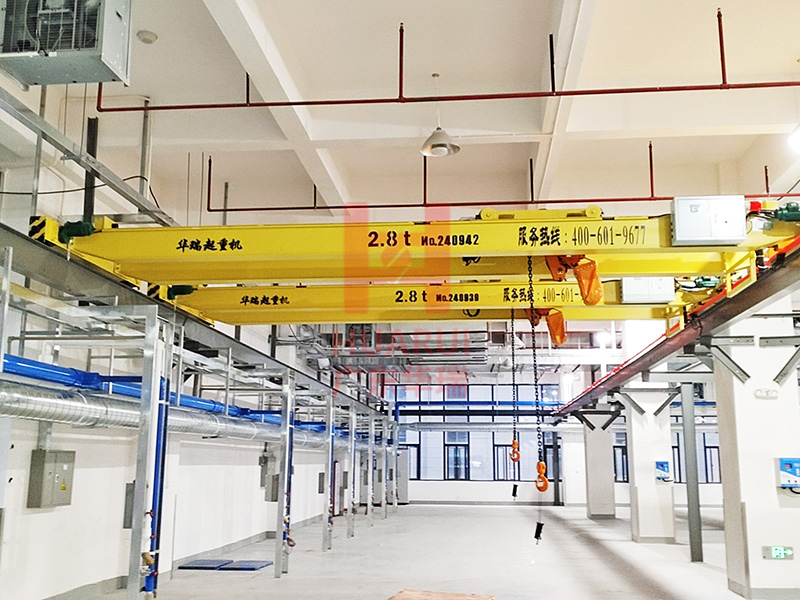 Dongguan Modebao Intelligent Technology Co., Ltd. has passed the acceptance inspection of LH3 double beam bridge crane