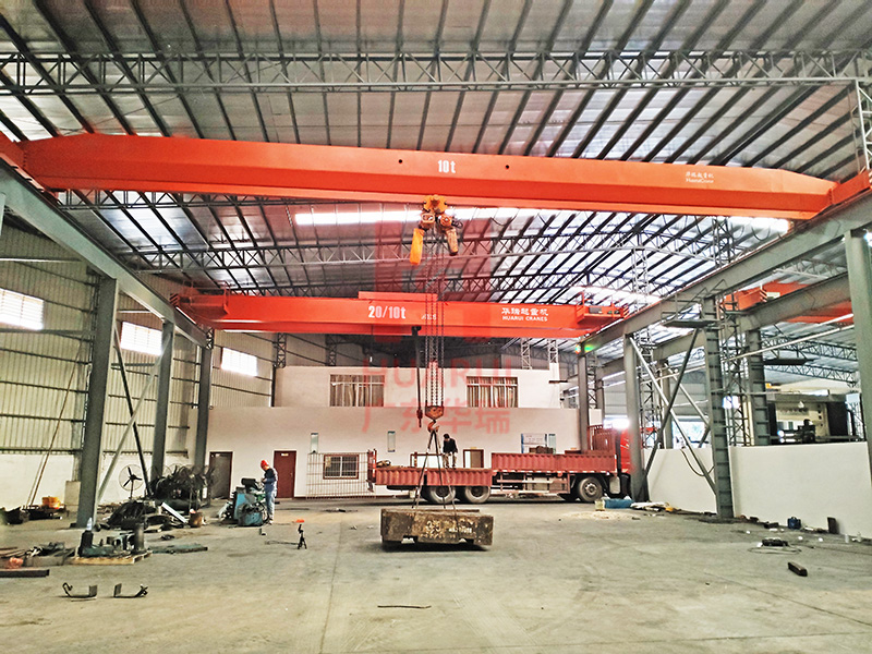 Dongguan Hengli Xinliang Machinery Parts Processing Store, LH20/10T Double Beam Crane and LD10T Single Beam Crane have passed the acceptance inspection